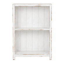 Heritage Distressed Chalk White Small Bookcase