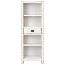 Heritage Distressed Chalk White Tall Bookcase