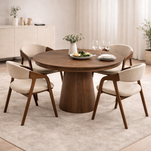 Nook Extending Oval Dining Table | Walnut