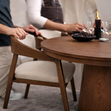 Nook Extending Oval Dining Table | Walnut