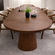 Nook Extending Oval Dining Table | Walnut