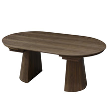Nook Extending Oval Dining Table | Walnut