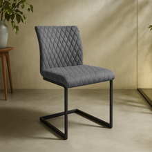 Ealing Industrial Dining Chair | Grey