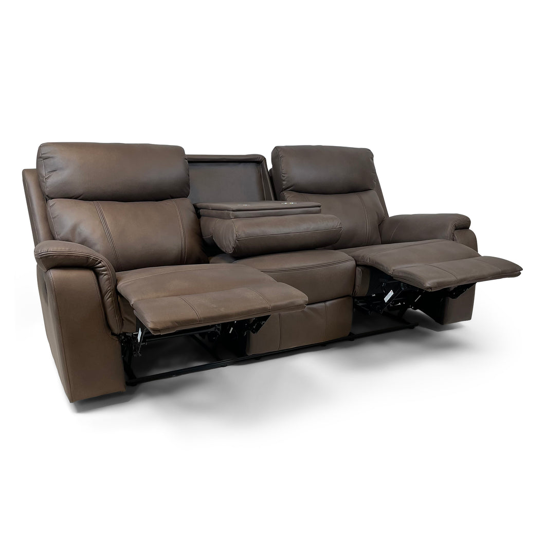 Ellena Chocolate Brown 3 Seater Sofa