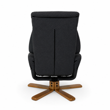 Florida Swivel Recliner & Footstool | Charcoal