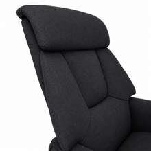 Florida Swivel Recliner & Footstool | Charcoal