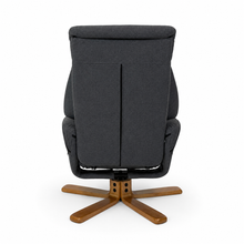 Florida Swivel Recliner & Footstool | Grey
