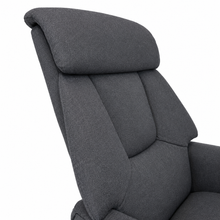 Florida Swivel Recliner & Footstool | Grey