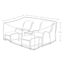 Nicholas Garden Reclining Lounge Companion Set Waterproof Cover