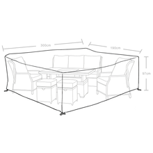 Archie Garden 6 Piece Reclining Sofa Dining Set Waterproof Cover