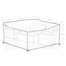 Milan Garden 2 Seater Sofa and Armchair Set Waterproof Cover