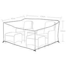 Milan Garden Reclining Lounge Companion Set Waterproof Cover