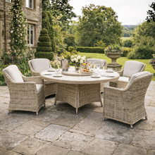 Hampshire Garden 6 Seat Round Dining Set