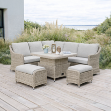 Beaulieu Garden Corner Dining Set with Rising Table