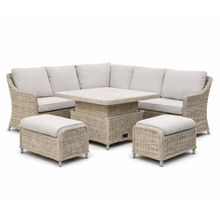 Beaulieu Garden Corner Dining Set with Rising Table