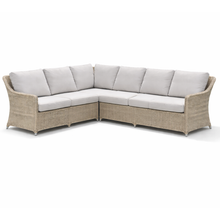 Lymington Large Garden Corner Dining Set with Rising Table