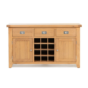 Gloucester Oak Large Wine Cabinet