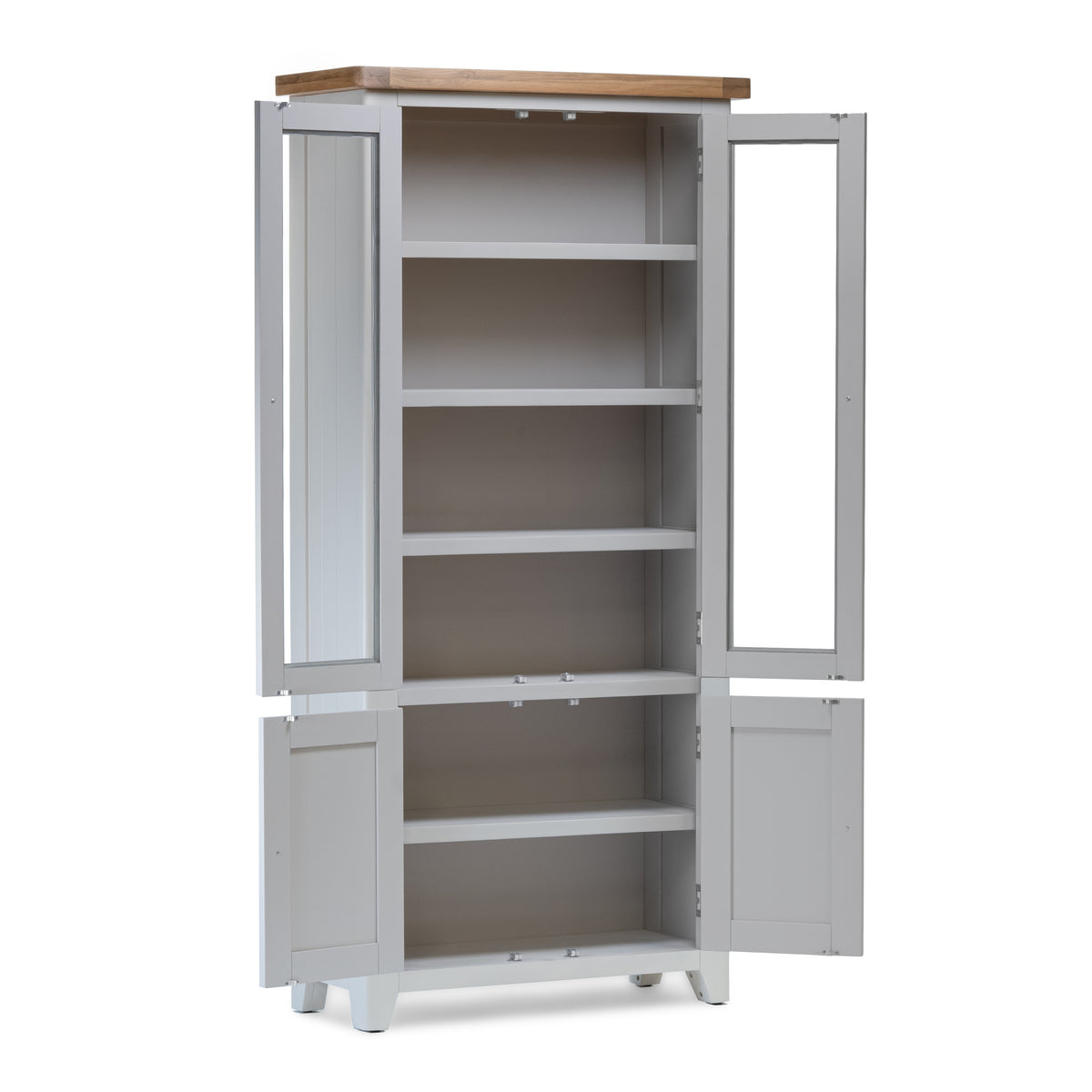 Gloucester Grey Display Cabinet Homeplus Furniture