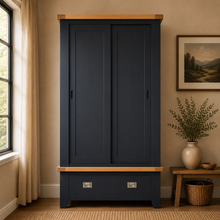 Gloucester Railings Double Sliding Door Wardrobe