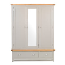 Gloucester Grey Triple Wardrobe