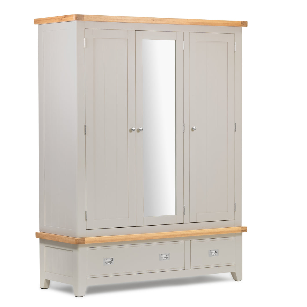 Gloucester Grey Triple Wardrobe