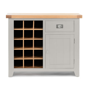 Gloucester Grey Small Wine Cabinet