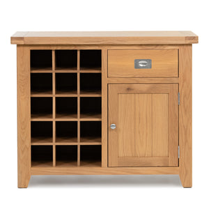 Gloucester Oak Small Wine Cabinet
