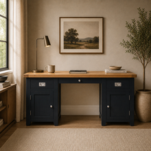 Gloucester Railings Double Pedestal Desk