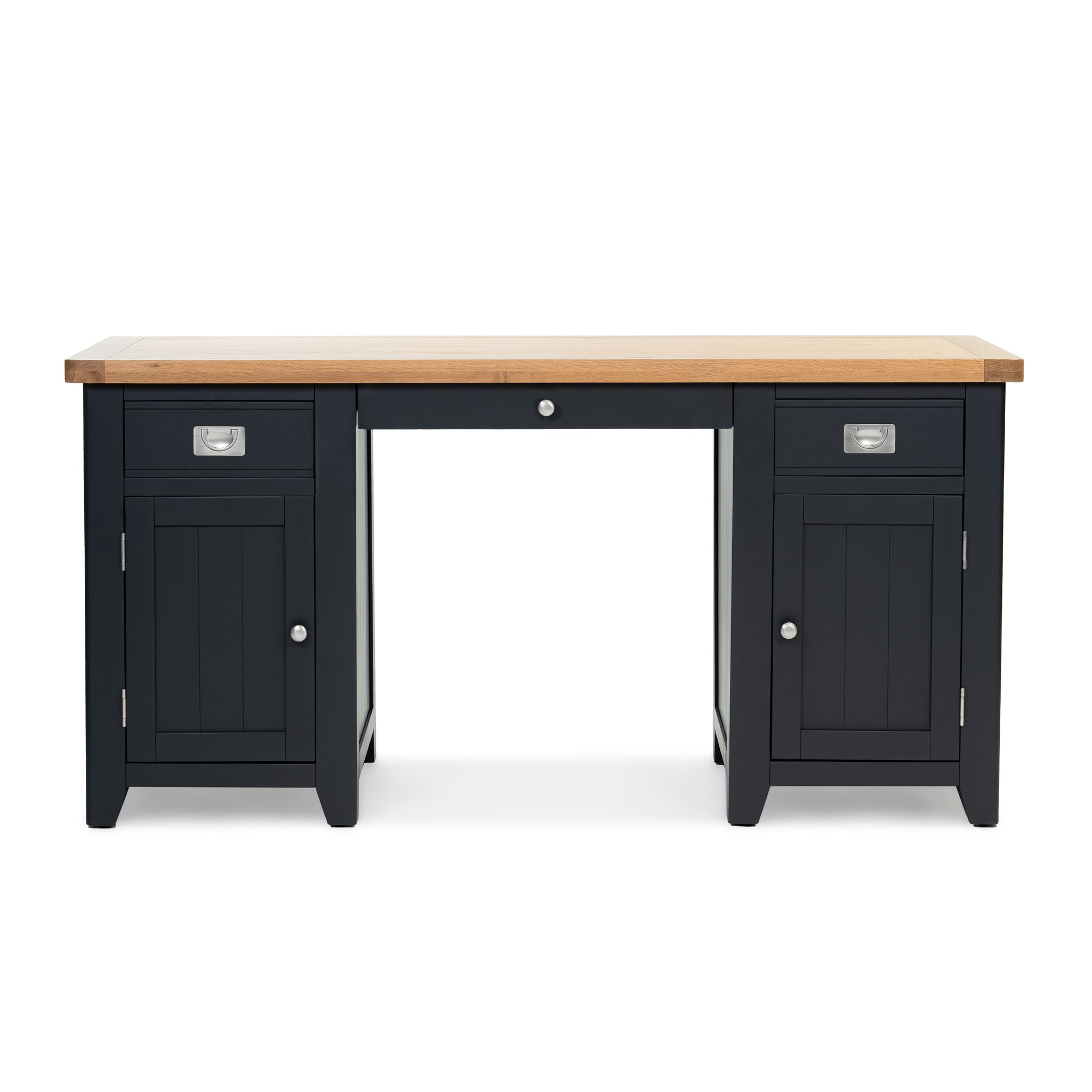Gloucester Railings Double Pedestal Desk – HomePlus Furniture
