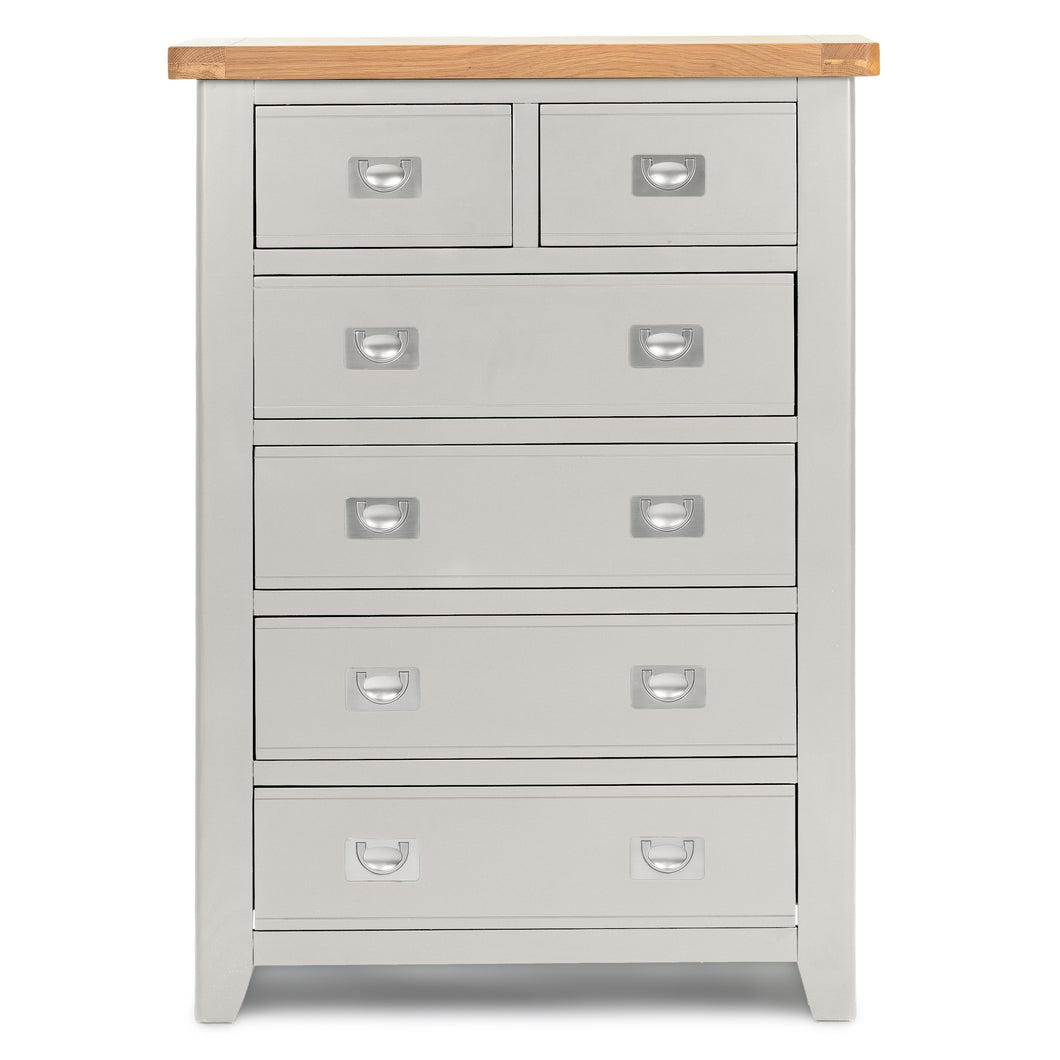 Gloucester Grey 2 Over 4 Chest Of Drawers