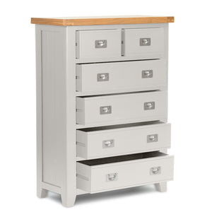 Gloucester Grey 2 Over 4 Chest Of Drawers