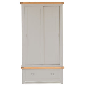 Gloucester Grey Double Sliding Door Wardrobe