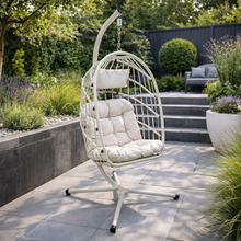 Geelong Hanging Egg Chair | Cream