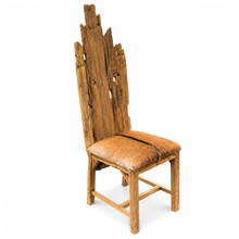 Teak Root Goats Skin Dining Chair