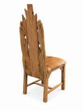 Teak Root Goats Skin Dining Chair
