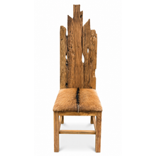 Teak Root Goats Skin Dining Chair