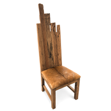 Teak Root Goats Skin Dining Chair