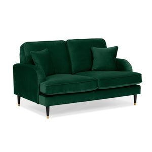 Grange Velvet Emerald Green 2 Seater Sofa