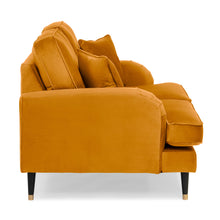 Grange Velvet Mustard 2 Seater Sofa