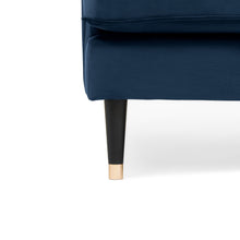 Grange Velvet Blue 3 Seater Sofa