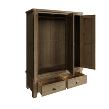 Hove Smoked Oak Triple Wardrobe