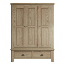 Hove Smoked Oak Triple Wardrobe