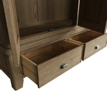 Hove Smoked Oak Triple Wardrobe