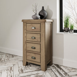 Hove Smoked Oak 4 Drawer Chest