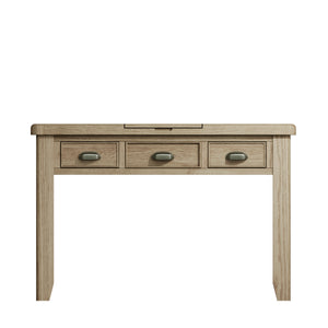 Hove Smoked Oak Dressing Table with Mirror