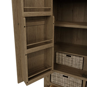 Hove Smoked Oak Larder Unit