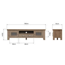 Hove Smoked Oak Extra Large TV Unit
