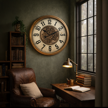 Gold Monza Industrial Age Wall Cog Clock | 66 cm