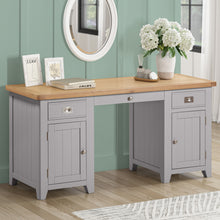 Gloucester Grey Double Pedestal Desk