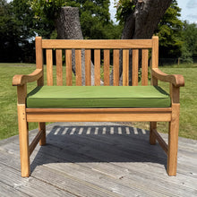 Hamilton Small Teak Classic Garden Bench With Cushion